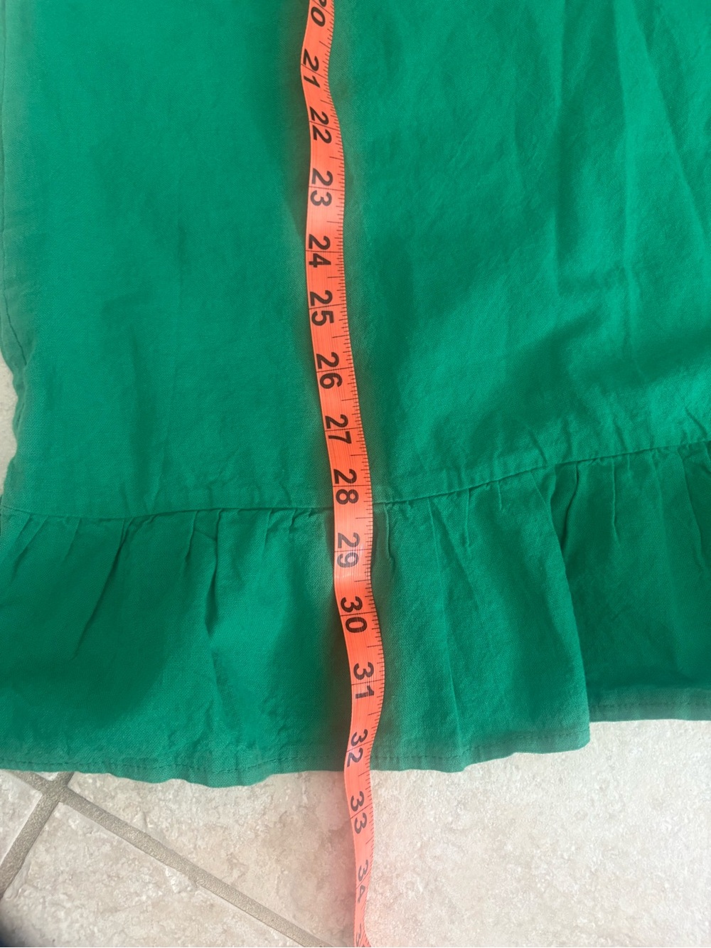 Emerald Sleeveless Ruffle-Hem Shift Dress - Picture 2 of 3